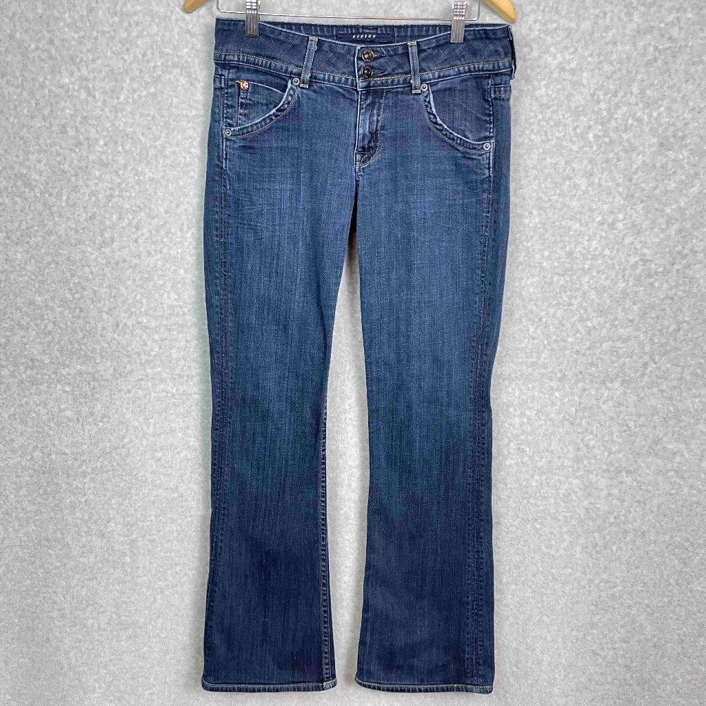 Hudson Beth Mid-Rise Baby Bootcut With Flap Pocket Womens Jeans Size 29